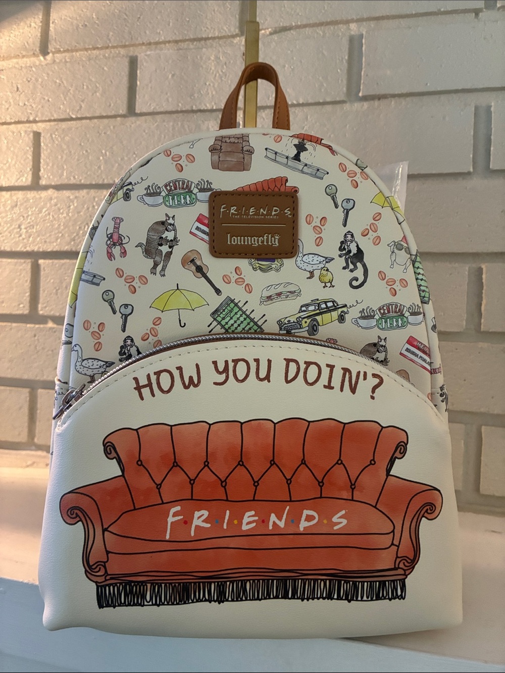 Loungefly Friends Couch “How You Doin” Mini Backpack